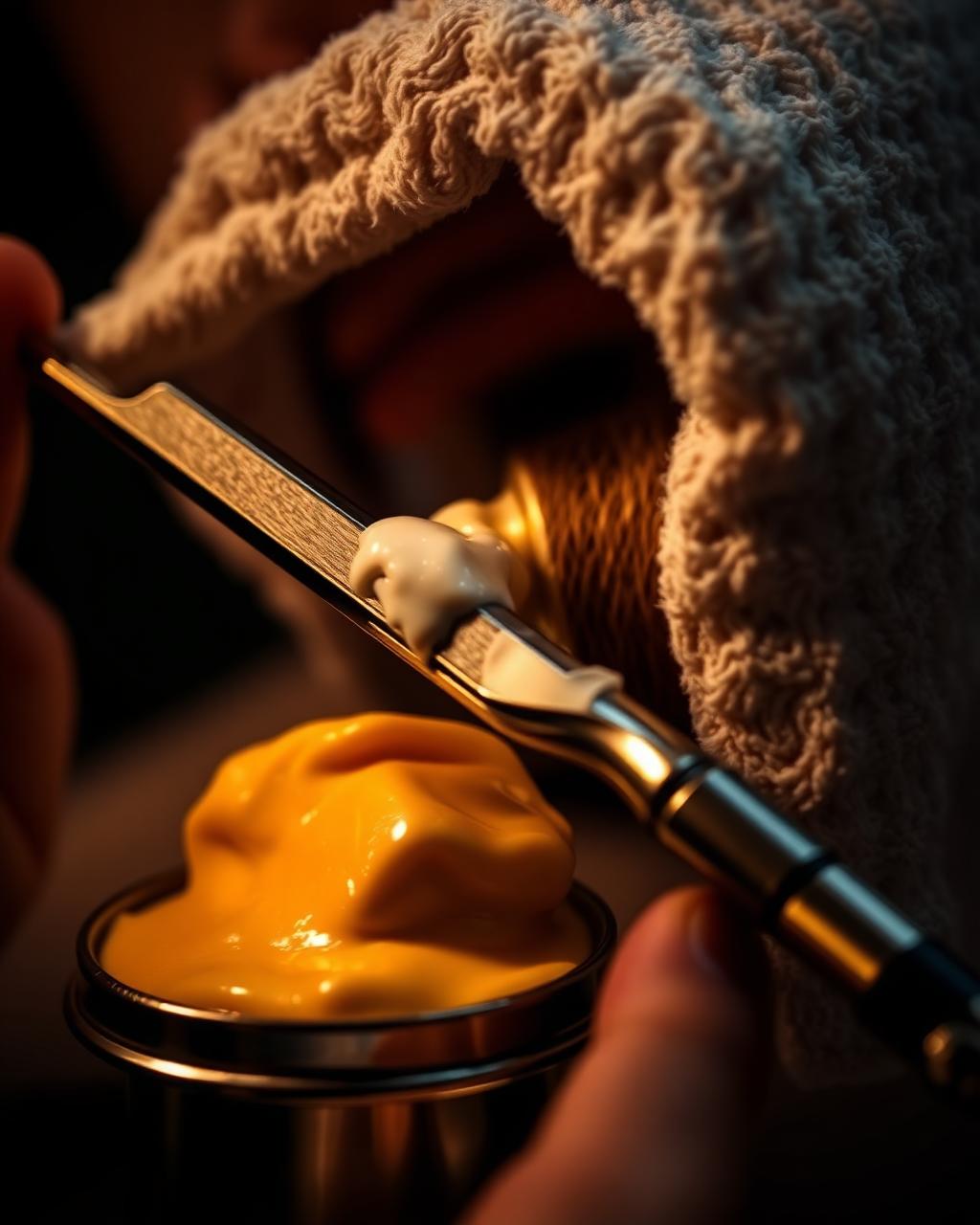 Hot towel shave